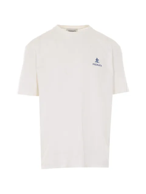 Premiata chest logo T-shirt Neutrals PA1050WHITE
