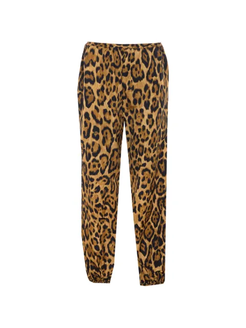 Alaïa animal print trousers Neutrals AA9P1376W172C
