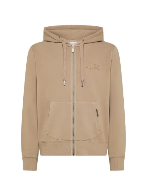Sun68 embroidered zip hoodie Neutrals F36121