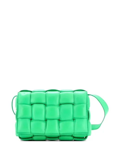 Bottega Veneta Pre-Owned Cassette Padded Maxi Intrecciato Leather crossbody bag Green 2W9DFCMSMVJD9G8W