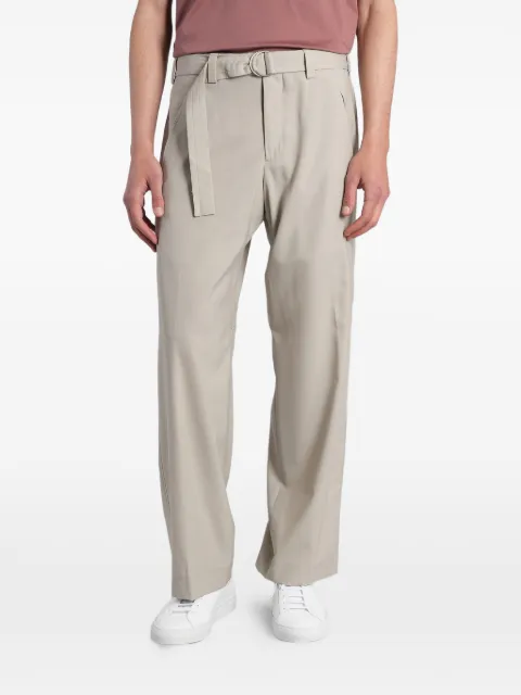 PT Torino belted straight-leg trousers Neutrals ASHTZ00FWD