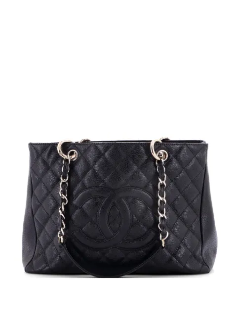CHANEL Pre-Owned Grand Shopping Quilted Caviar tote bag Black B25NDDD66MADL3ZN