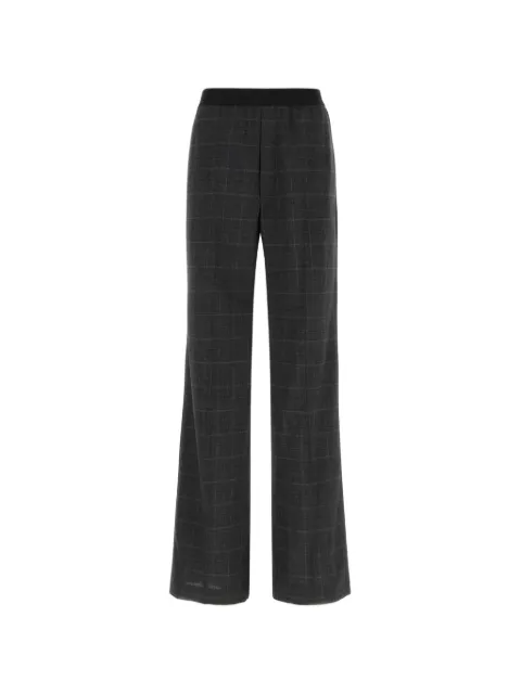 Balenciaga plaid straight trousers Grey 866537TQT08