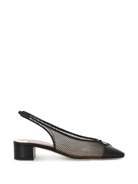 Aquazzura slingback heeled pumps White GIHMIDL0MHN000