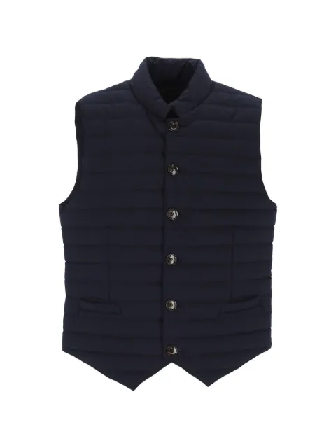 ON THE BUND button-down waistcoat Blue 00018518