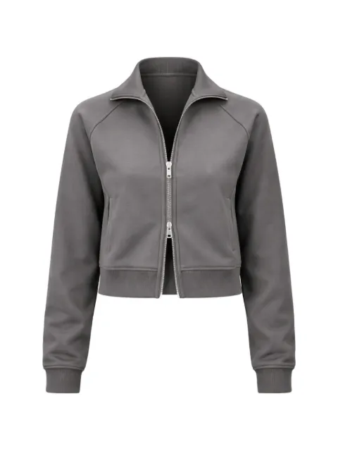 SAMSOE SAMSOE zip collared top Grey F26100064