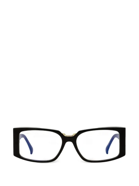 Max Mara Eyewear rectangular gold-tone glasses Black MM5157B54001