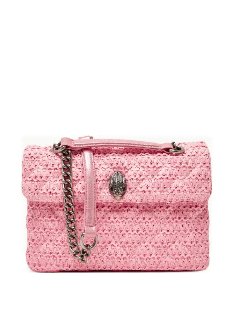 Kurt Geiger London raffia Kensington bag Pink 5582698999