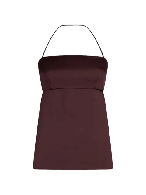LIU JO halterneck sleeeless top Purple CA6175T522A