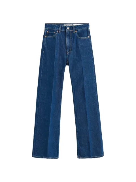 OUR LEGACY creased boot-cut jeans Blue W2265BF