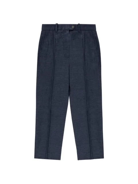 Circolo 1901 button tailored trousers Blue FD3986