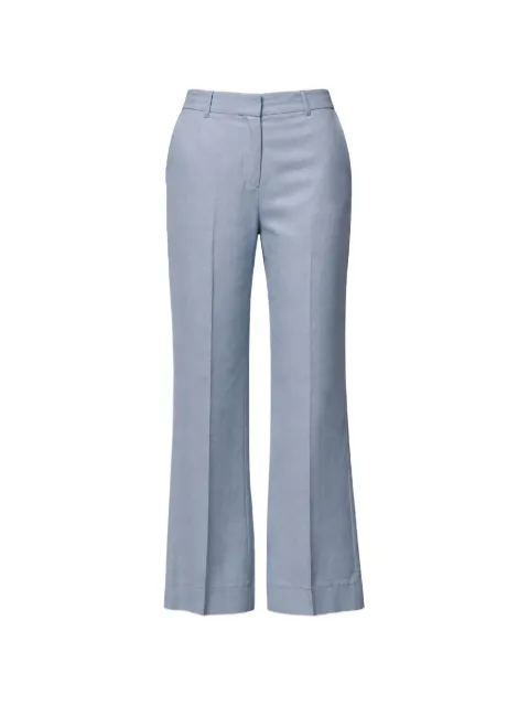 kaos cropped straight trousers Blue SP1CO023