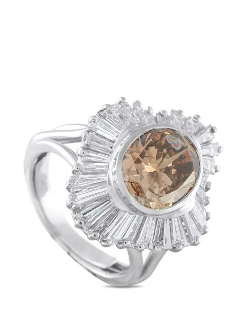 LB Exclusive platinum Ballerina ring Silver MF39031726