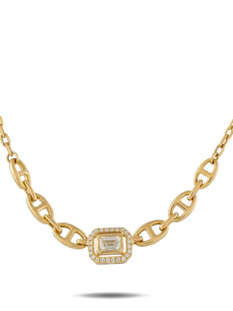 LB Exclusive diamond pendant necklace Gold ANK19801Y
