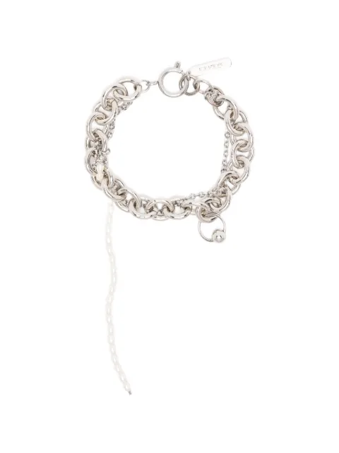 Justine Clenquet Salem faux-pearl chain bracelet Silver SALEMBRACELET