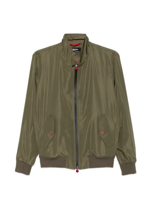 Kiton zip-up bomber jacket Green UBLM03K0741H08004MULTICOLOUR
