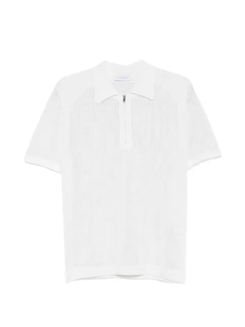 Daniele Fiesoli zip-fastening polo shirt White DF3055