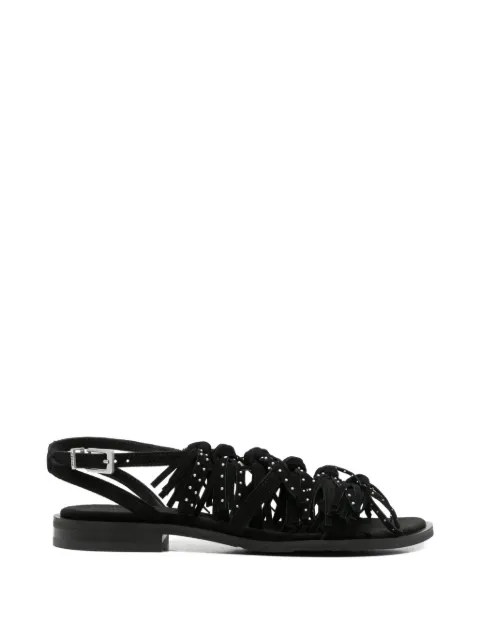 Ash Panic studded fringed sandals Black S26PANIC01