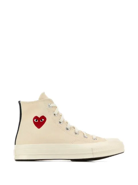 Comme Des Garçons Play x Converse lace-up heart-logo sneakers Neutrals AZK129001