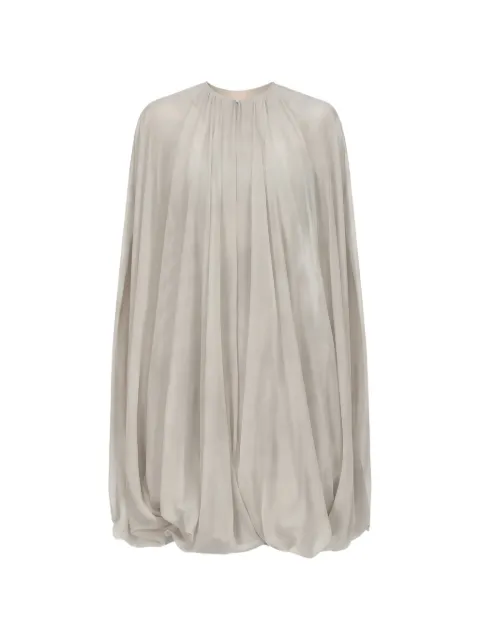 Rick Owens draped mini dress Grey RO01F6745S