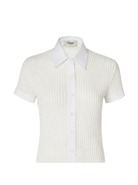 FENDI short-sleeve shirt White FZE572AW4N