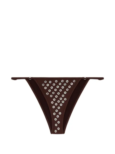 Gimaguas eyelet bikini bottom Brown EMILYBIKINIBOTTOM