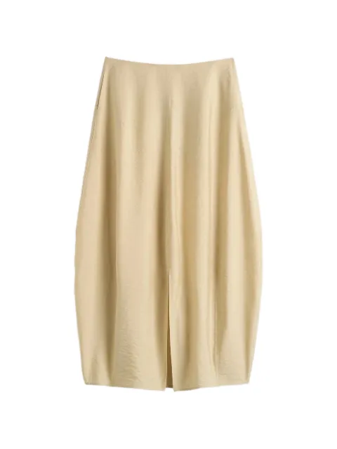 TOTEME split skirt Neutrals 262WRB0493FB0368009