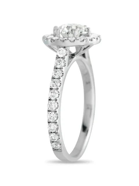 LB Exclusive diamond halo ring Silver MF45031726