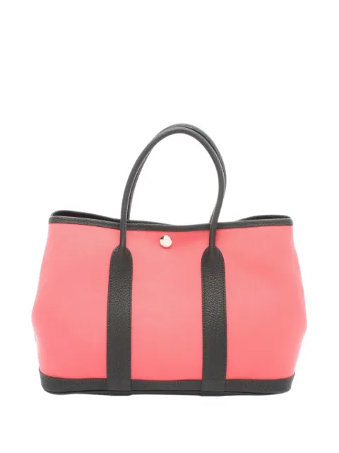 Hermès Pre-Owned 2017 Toile and Negonda Garden Party 30 tote bag Pink 4TRA7828PUIHVTHR