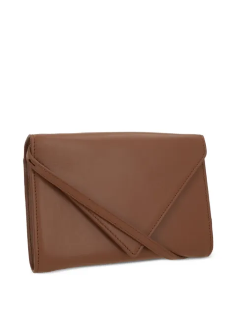 Aesther Ekme mini Envelope leather shoulder bag Brown 05SS26ENV100L26210