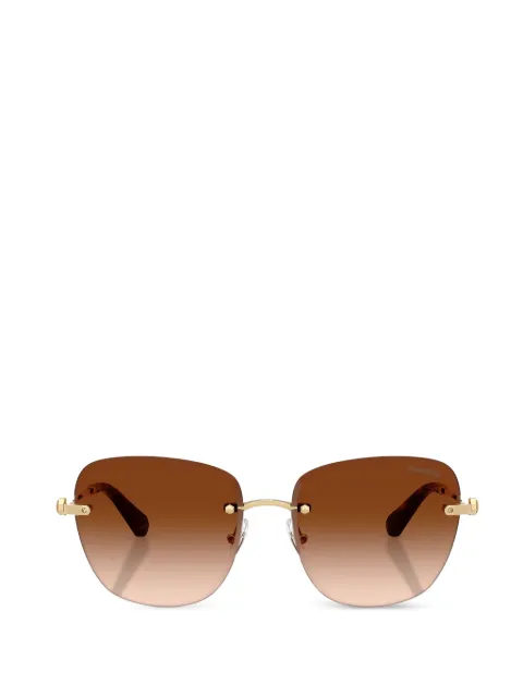 Swarovski Eyewear square-frame sunglasses Gold SK7043