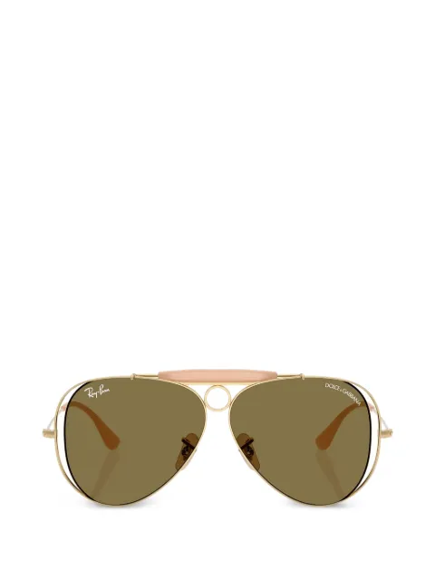 Ray-Ban x Dolce & Gabbana metal sunglasses Gold RB3138M00173
