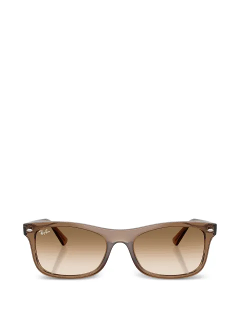 Ray-Ban rectangle-frame sunglasses Brown RB22266