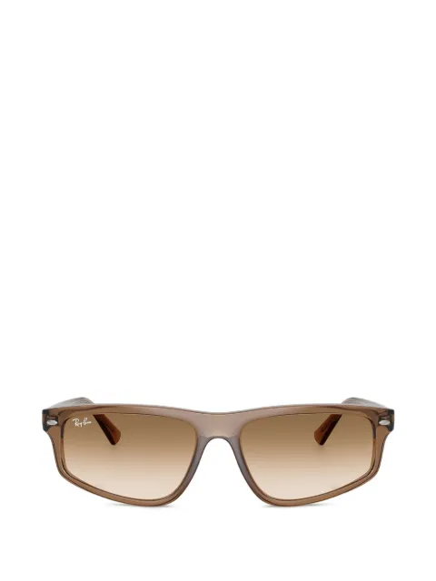 Ray-Ban rectangle-frame sunglasses Brown RB2225