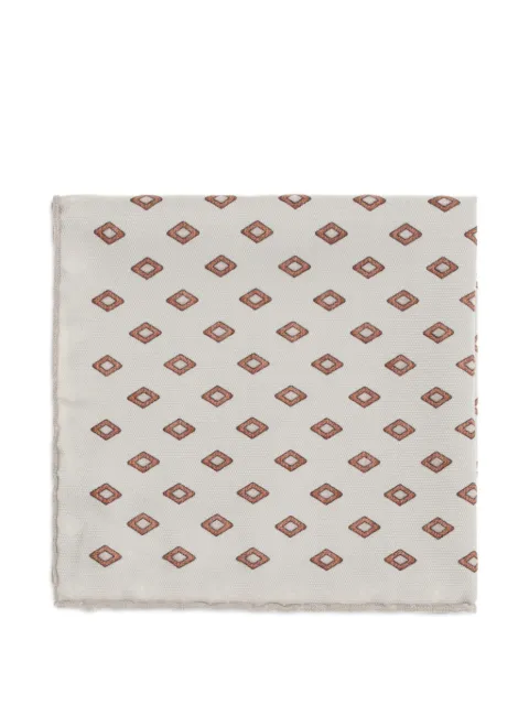Brunello Cucinelli silk scarf Neutrals MX8730091CBJ40