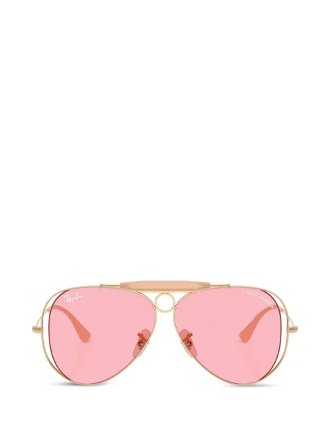 Ray-Ban metal sunglasses Gold RB3138M00184
