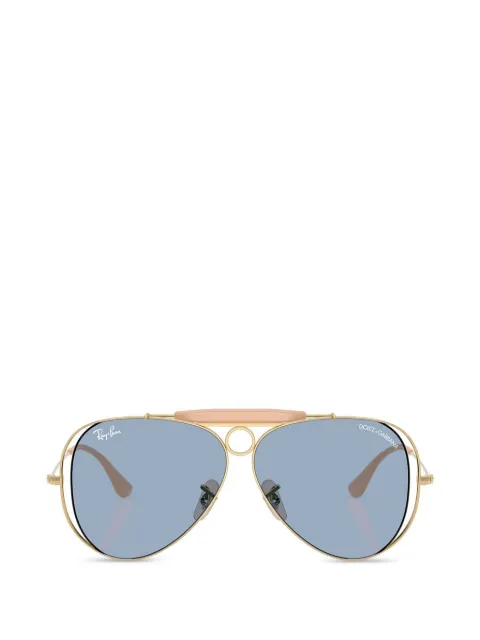 Ray-Ban x Dolce & Gabbana top bridge sunglasses Gold RB3138M00172
