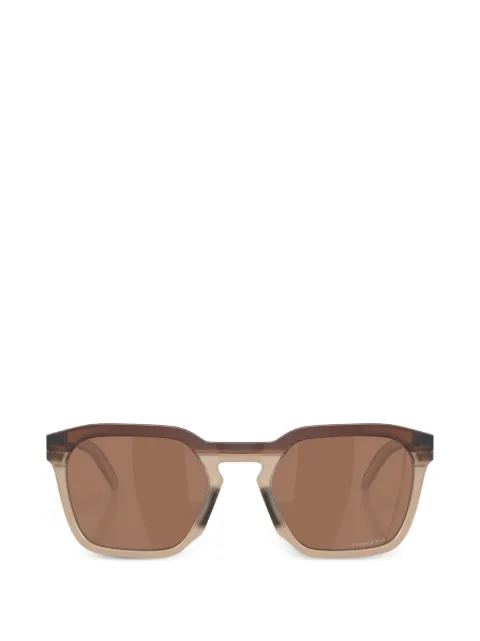 Oakley HSTN geometric-frame sunglasses Brown OO9533