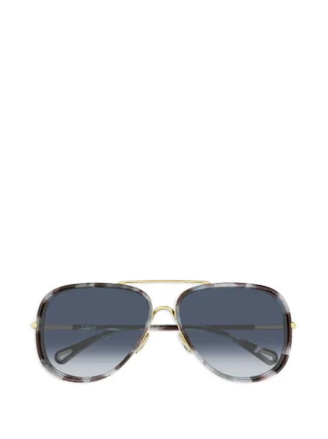 Chloé Eyewear pilot-frame sunglasses Gold CH0382S001