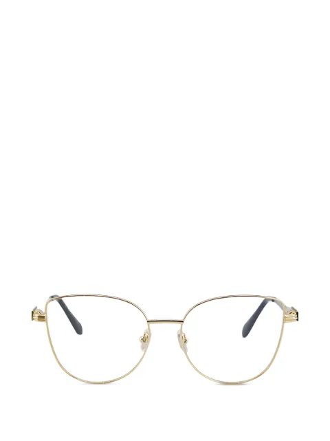 Ferragamo Eyewear cat-eye frame glasses Gold SF2240751
