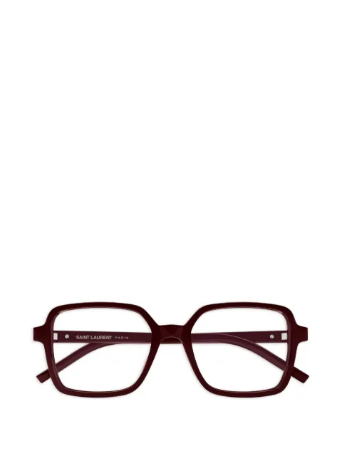 Saint Laurent Eyewear square-frame glasses Red SLM139