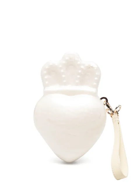 Simone Rocha Claddagh clutch bag White BAG2270773