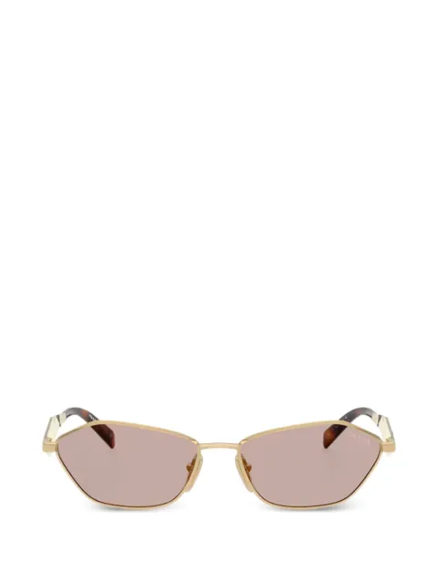 Prada Eyewear geometric-frame sunglasses Gold PRD50S