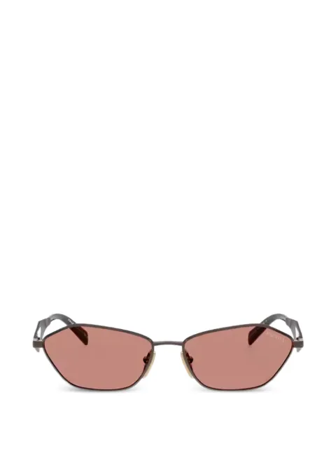 Prada Eyewear geometric-frame sunglasses Brown PRD50S