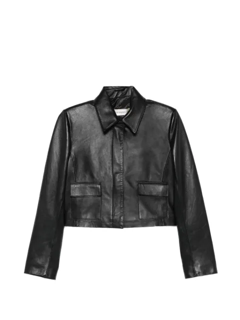 Nour Hammour Bleeker cropped jacket Black NH372