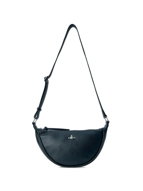 Vivienne Westwood Lacey half-moon crossbody bag Black 4802000XUS000D