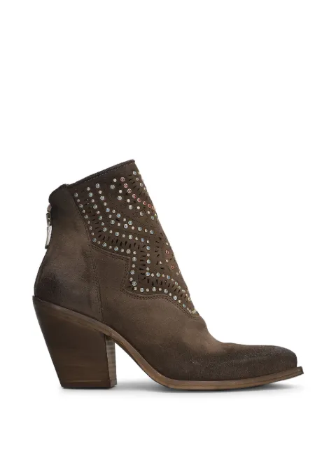 Metisse suede ankle boots Brown XD2403