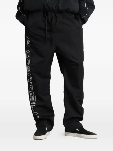 FEAR OF GOD ESSENTIALS logo-print drawstring track pants Black 130SP268671F
