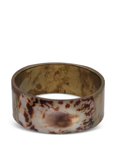 Vintage Seashell bangle bracelet Gold WCV041224139