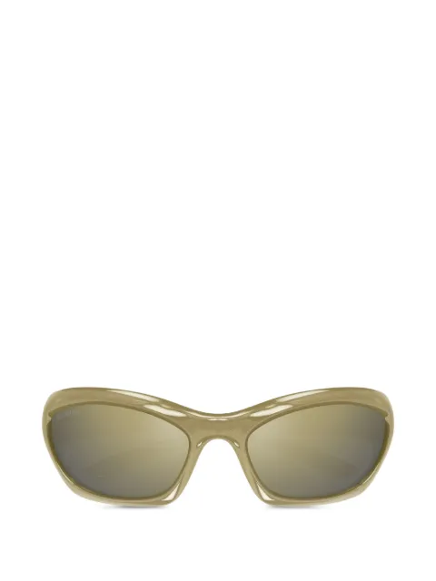 Balenciaga Eyewear oval-frame sunglasses Neutrals BB0463S